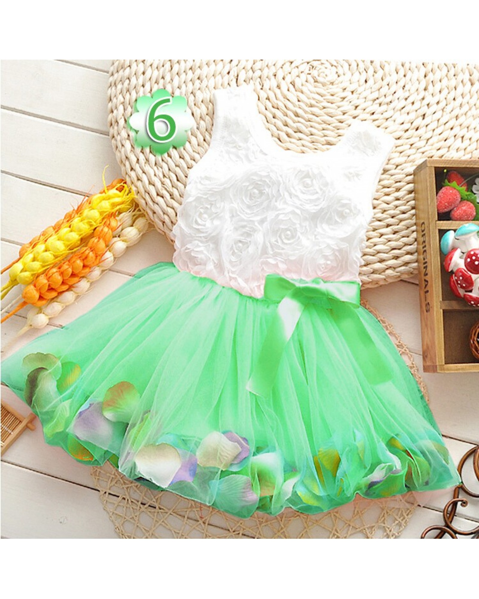 Free Shipping Girl Party Dress Princess Baby Kids Sunshine Dress Girls Party Dress