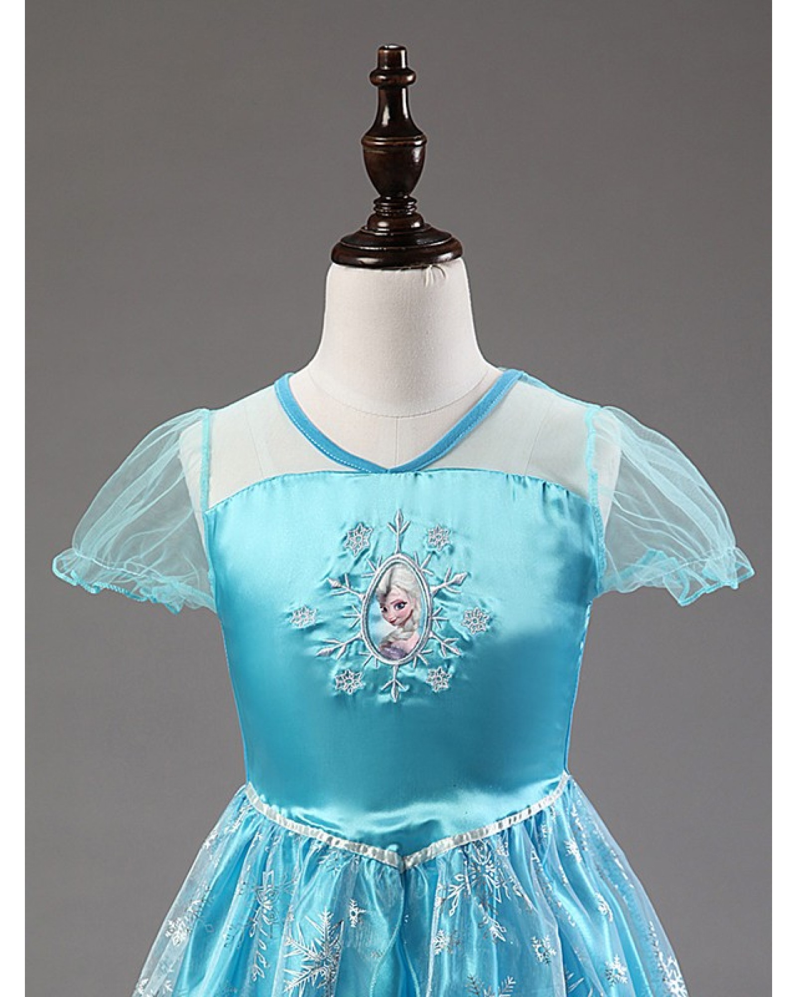 Kids Clothing Baby New Fashion Stage Performance dress Girl short sleeve Princess dress 2-7 Y