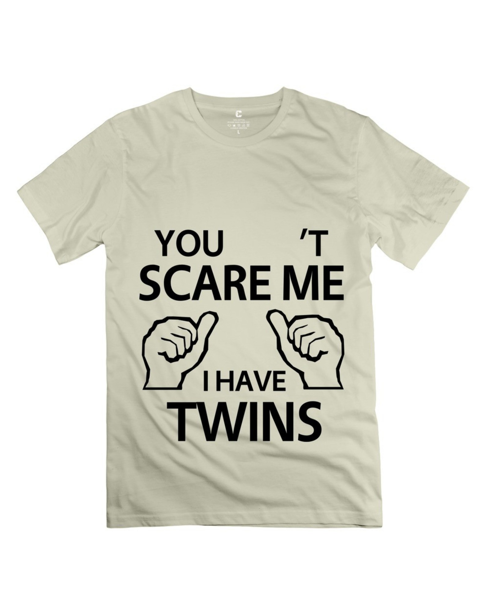 Men's Customize Cant Scare Me I Twins T-shirt