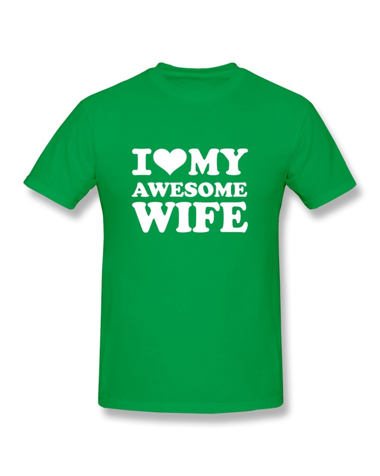 Men's Custom I Love Awesome Wife T-shirt